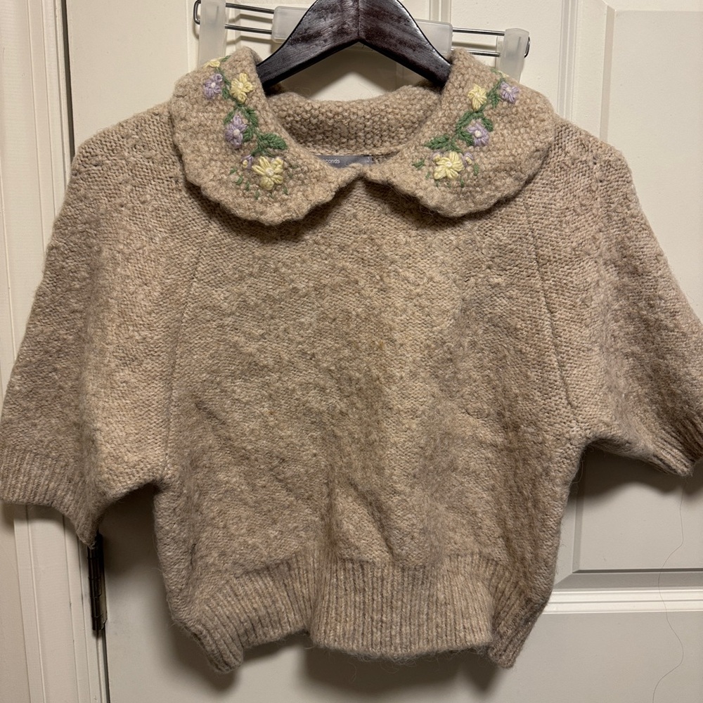 8 Seconds Beige Knit Sweater Korean Premium brand